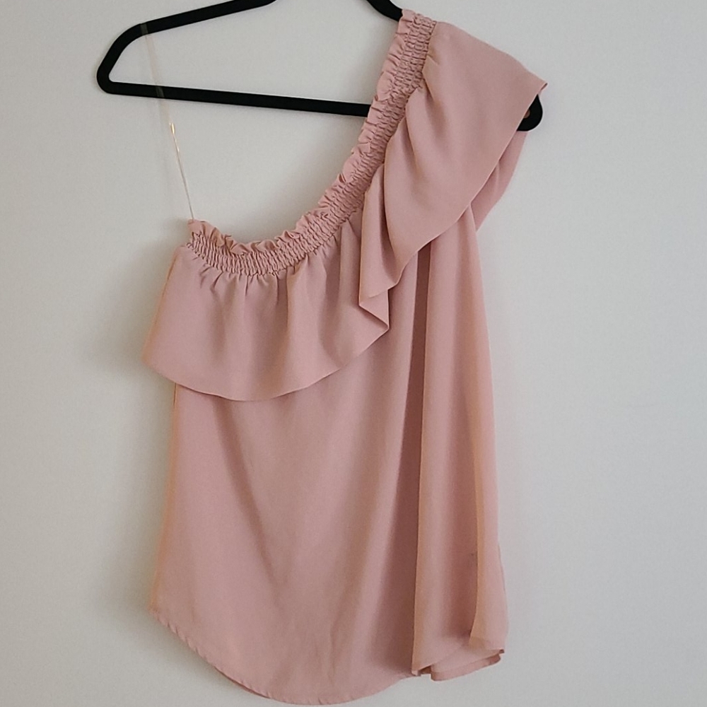 One shoulder blouse